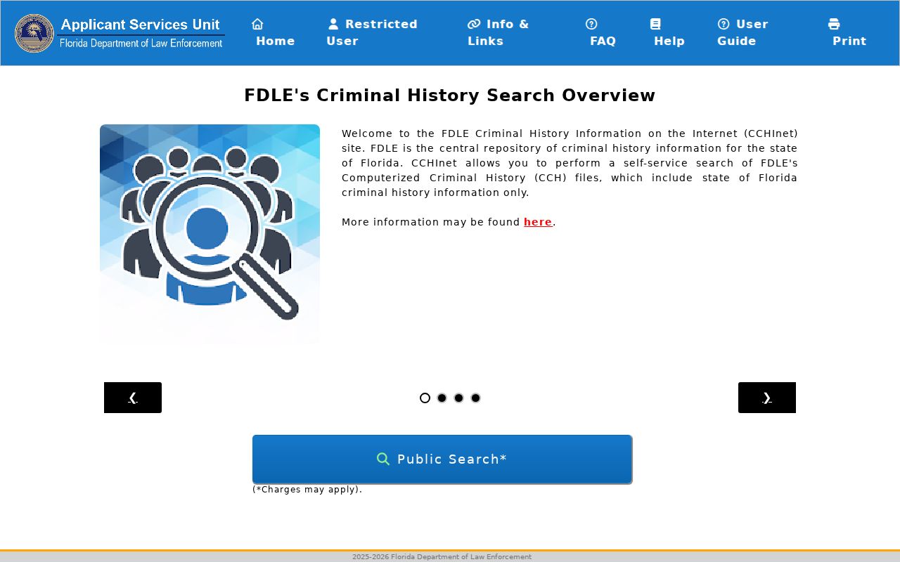 Walton County criminal history FDLE search